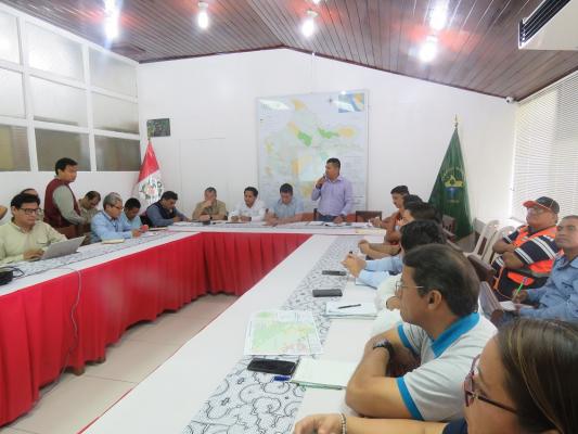 Reunión contra la minería ilegal 1