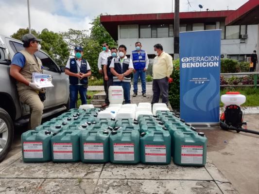 Donacion de insumo para desinfeccion (2)