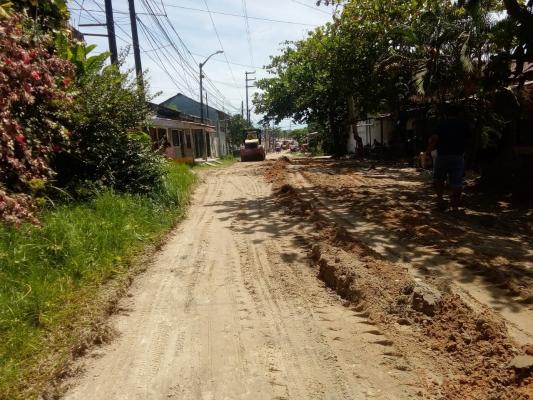 Maquinaria del Gorel trabaja en carretera (1)