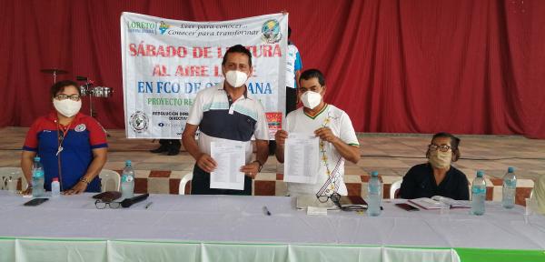 Inauguración Sabado de Lectura al aire libre en el interior de la región