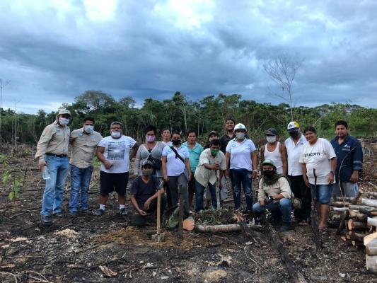 Gerfor capacita población de Cahuide