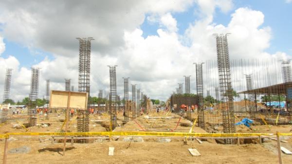 Obra de centro de Salud en San Lorenzo