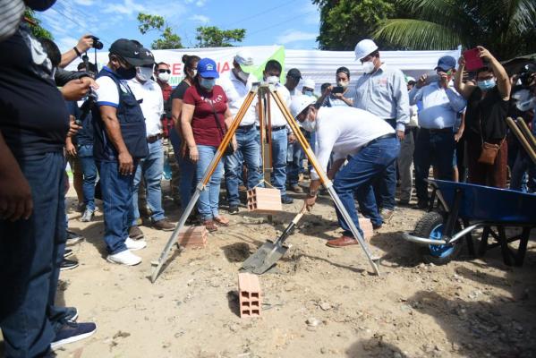 Inicio de la obra calle La Libertad