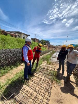 Obra de alcantarillado