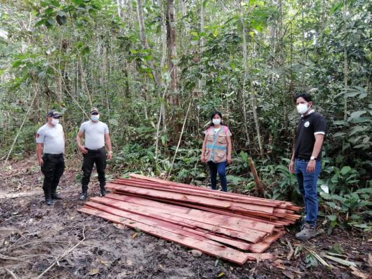 Intervencion de piezas de madera