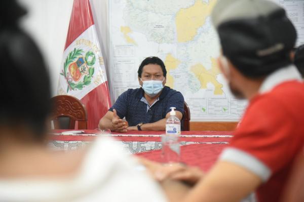 Reunión con dirigentes Cabo Lopez