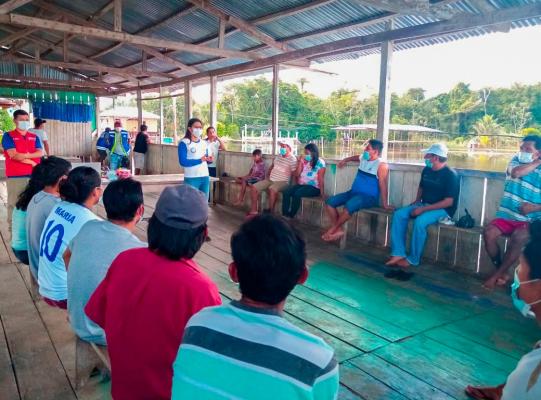 “PRO AGUAJE” VISITARON LAS COMUNIDADES 