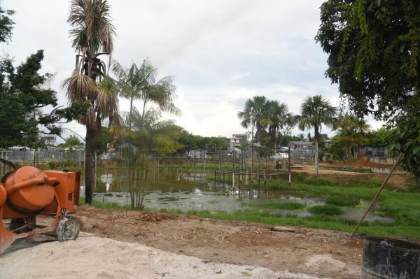 Avance obra laguna Sapi Sapi