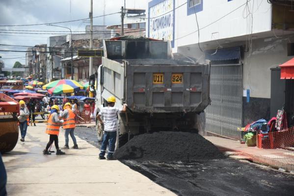 Reasfaltado de 100 cuadras en Iquitos