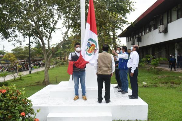 izamiento de pabellón